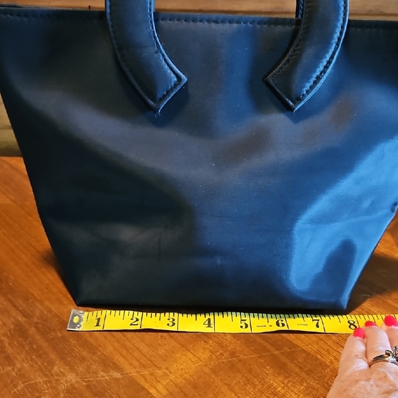 Christian Dior Vintage Gold Logo Black Nylon Makeup Cosmetic Bag - Picture 15 of 16